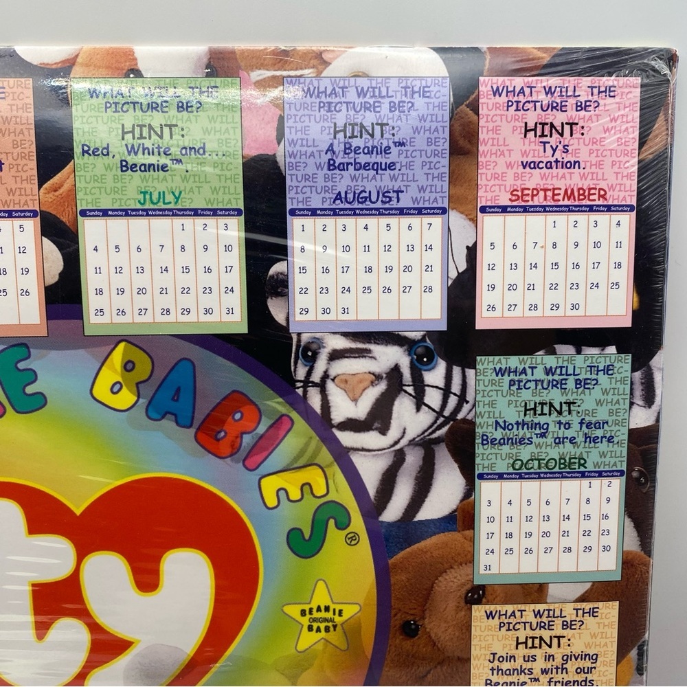 1999 Sealed First Edition Beanie Babies Calendar - Picture 3 of 4